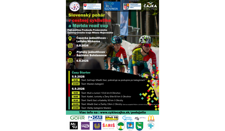Fotka - Cyklistické  preteky 5.9.-6.9.2026